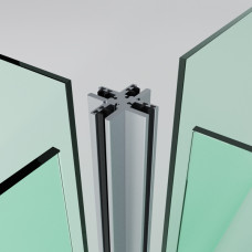 Four-way 90° Profile for 6mm Panel
